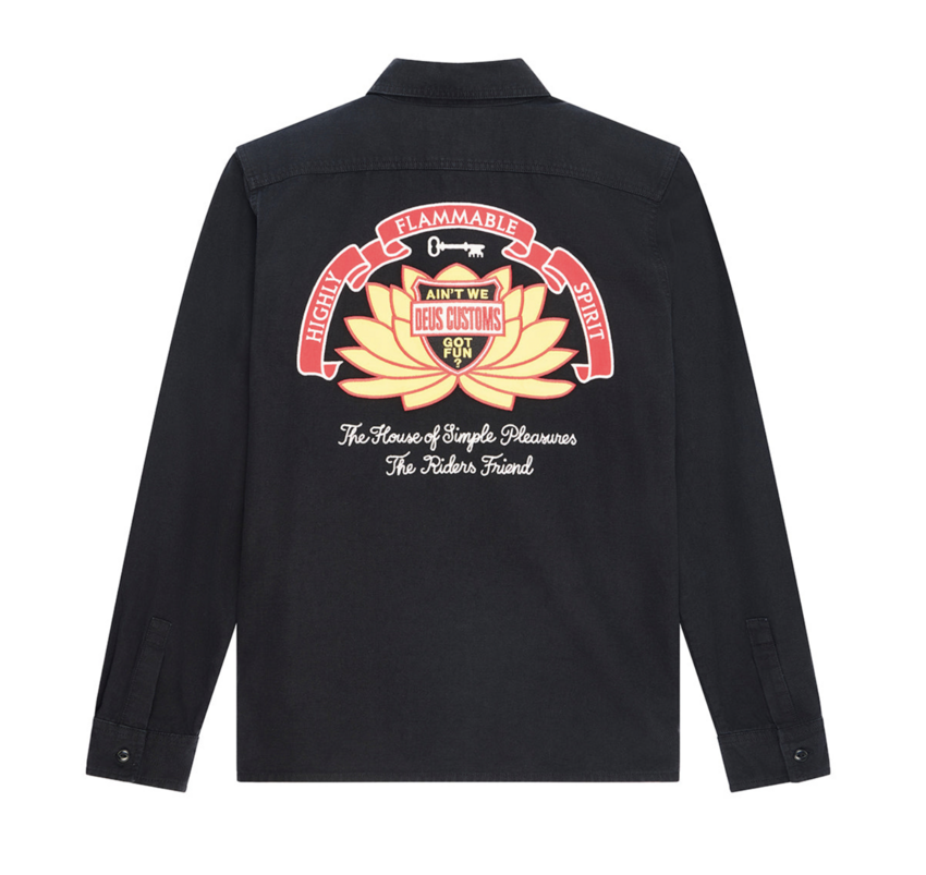 Deus Ex Machina Sacred Chest Shirt Black