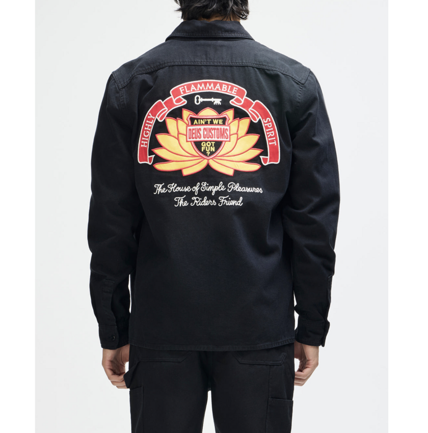 Deus Ex Machina Sacred Chest Shirt Black