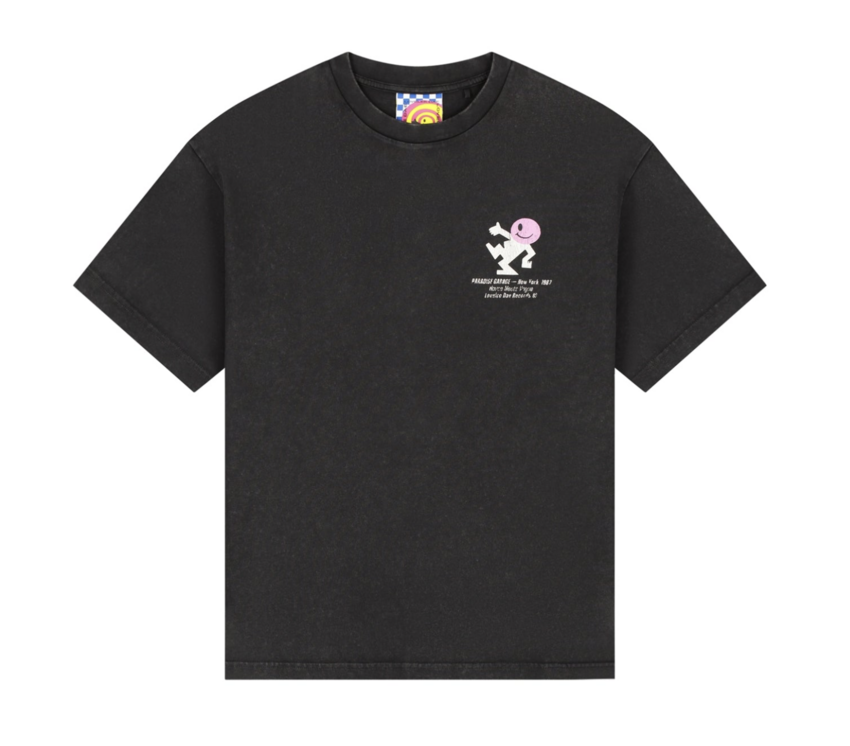 LOVELEE DAE SS Chuck Tee New York Washed Black