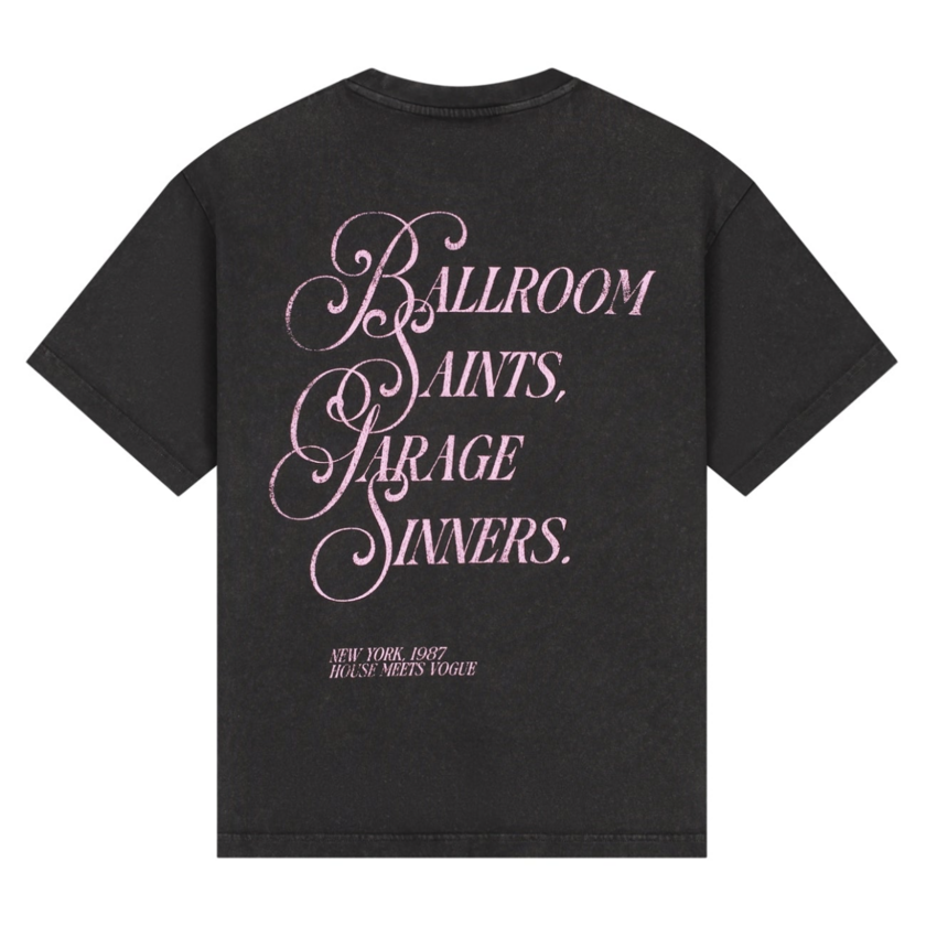 LOVELEE DAE SS Chuck Tee New York Washed Black