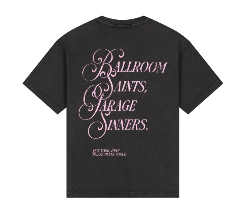 LOVELEE DAE SS Chuck Tee New York Washed Black