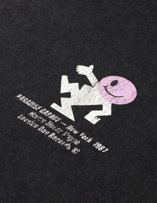 LOVELEE DAE SS Chuck Tee New York Washed Black