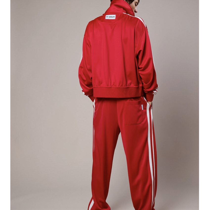Hopeium Track Pant Red