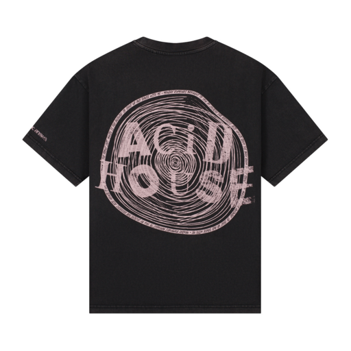 LOVELEE DAE SS Chuck Tee Acid House Washed Black