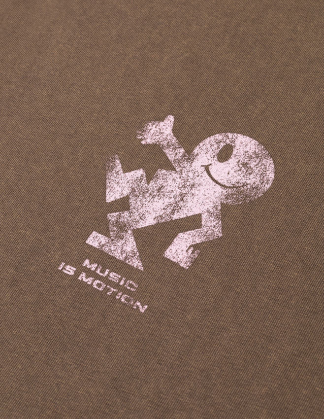 LOVELEE DAE LS Chuck Tee Jack Logo Trippy Taupe