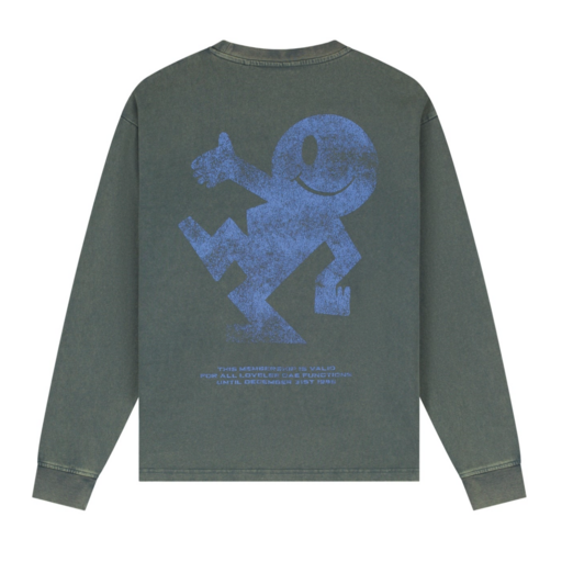 LOVELEE DAE LS Chuck Tee Jack Logo Groovy Green
