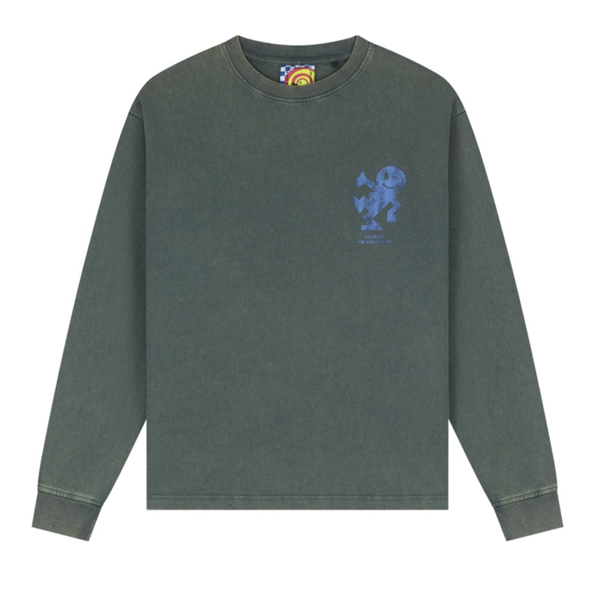 LOVELEE DAE LS Chuck Tee Jack Logo Groovy Green