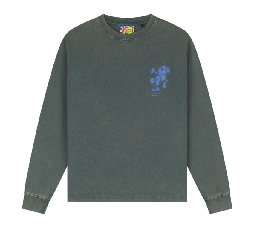 LOVELEE DAE LS Chuck Tee Jack Logo Groovy Green