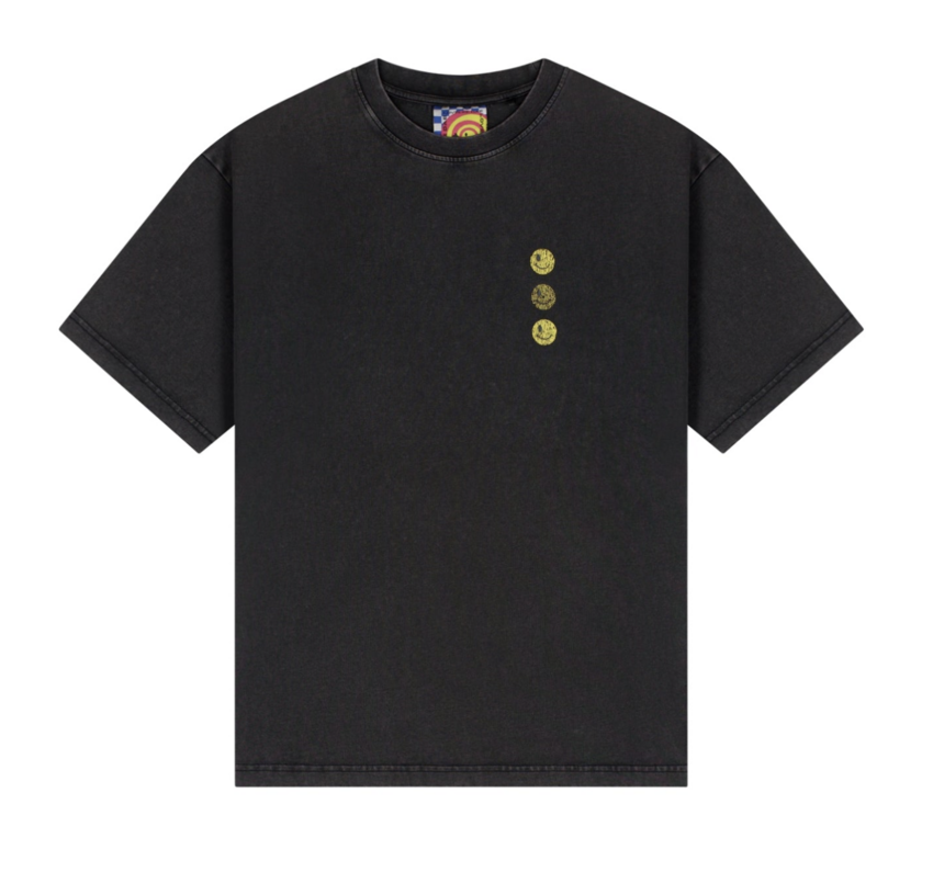 LOVELEE DAE SS Chuck Tee Clash Washed Black