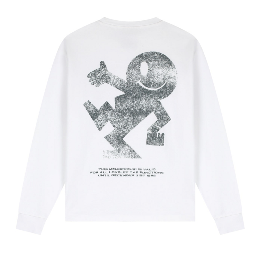 LOVELEE DAE LS Chuck Tee Jack Logo Brilliant White