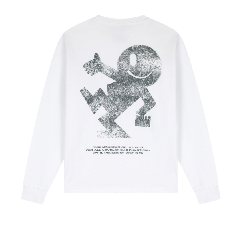 LOVELEE DAE LS Chuck Tee Jack Logo Brilliant White