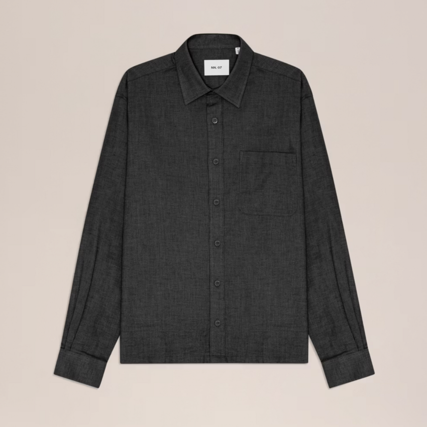 NN.07 Deon 50078 Shirt Dark Grey