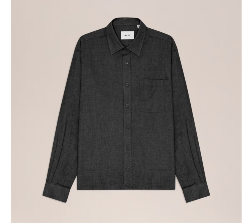 NN.07 Deon 50078 Shirt Dark Grey