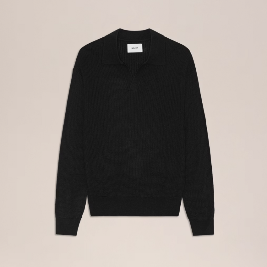 NN.07 Nate 6584 Polo Black