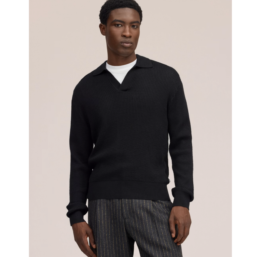 NN.07 Nate 6584 Polo Black