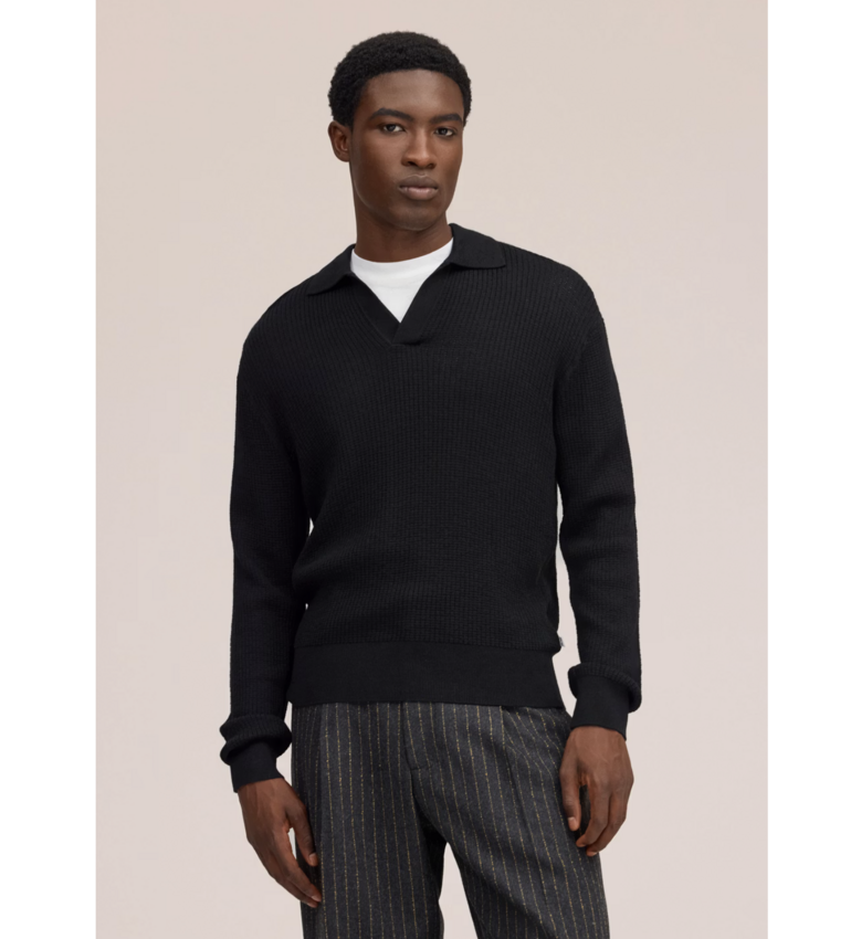 NN.07 Nate 6584 Polo Black