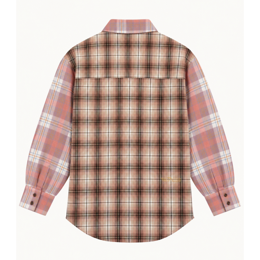 The Tales Reversible Flannel Shirt Pink