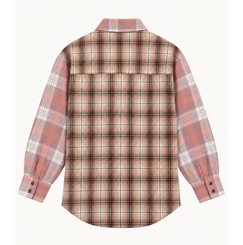 The Tales Reversible Flannel Shirt Pink