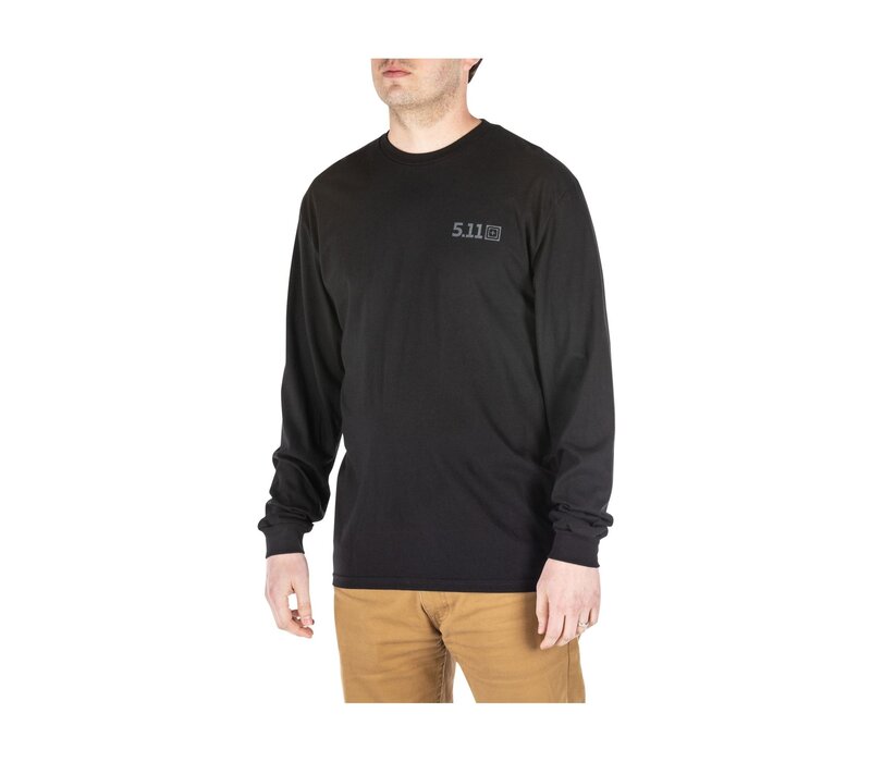 Thin Blue Line Long Sleve - Black