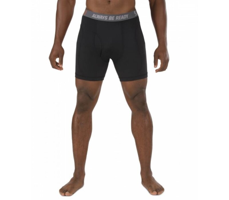 6" Performance Boxer Brief - Black