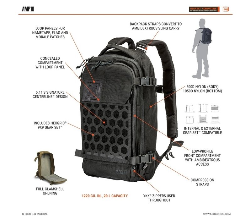 AMP10 Backpack 20L - Tungsten