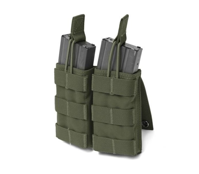 Double Open 5.56 Mag Bungee Retention - Olive Drab