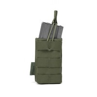 Single Open 5.56 Mag Bungee Retention - Olive Drab
