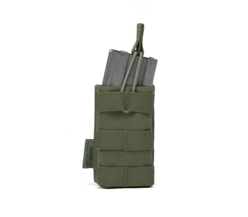 Single Open 5.56 Mag Bungee Retention - Olive Drab