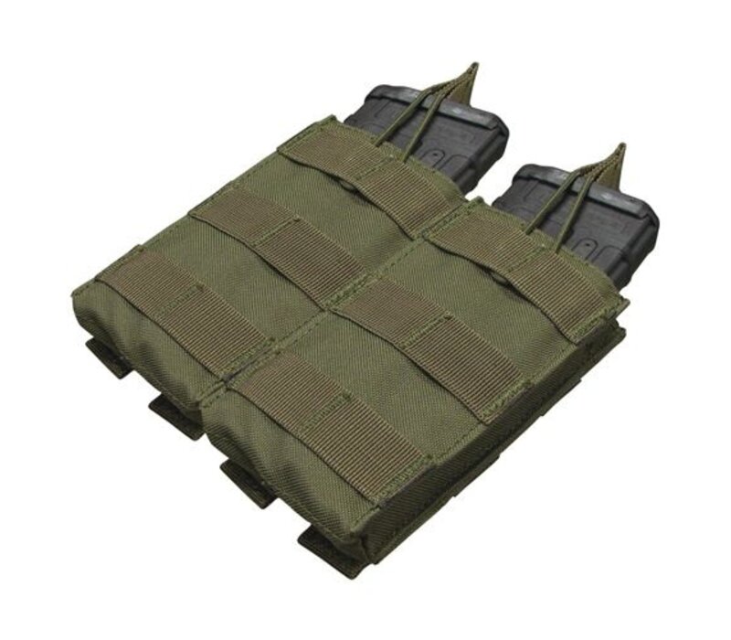 MA19 Double Open -Top M4 Mag Pouch - Olive Drab
