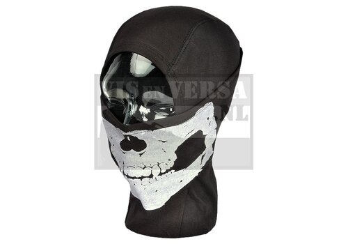 Invader Gear MPS Death Head Balaclava - Zwart