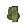 Glock 17/22/28/31 Holster links handig - Olive Drab
