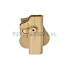 Glock 17/22/28/31 Holster links handig - Coyote Tan