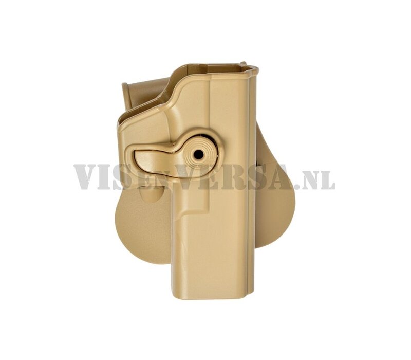 Glock 17/22/28/31 Holster links handig - Coyote Tan