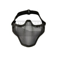 Steel Half Mask - Black