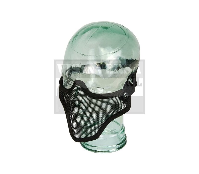 Steel Half Mask - Black