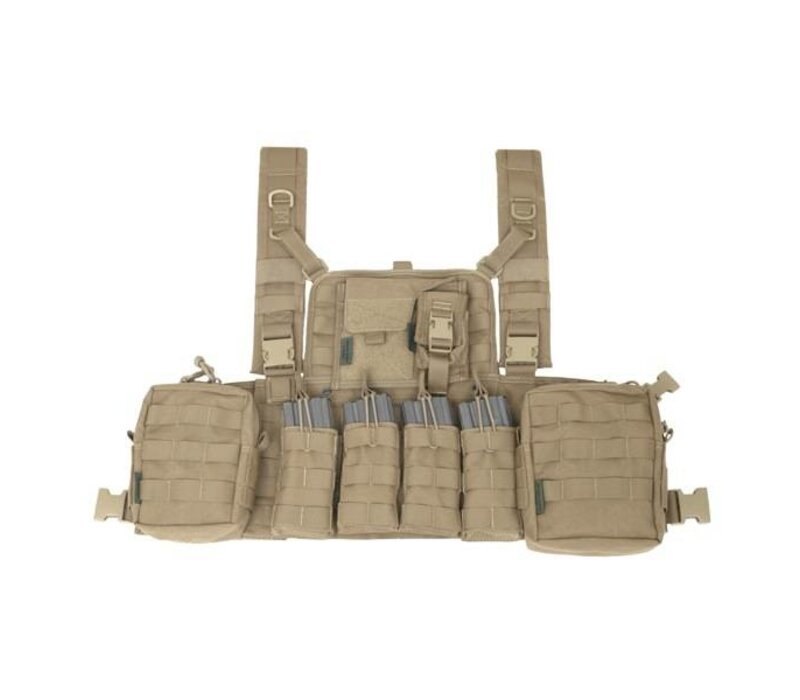901 Elite 4 Chest Rig - Coyote Tan