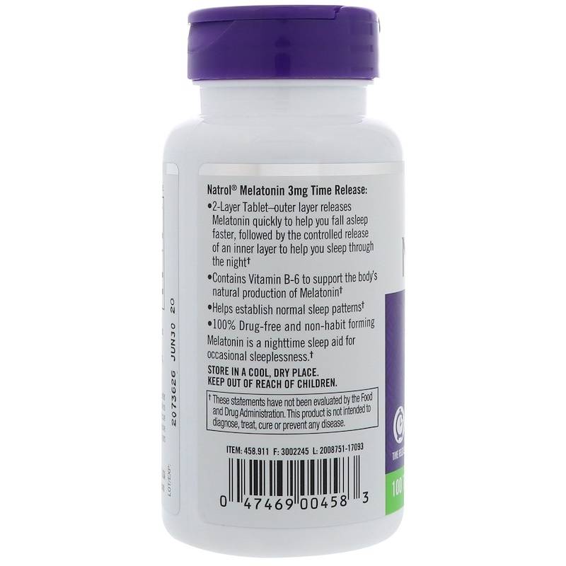 Natrol Acheter Melatonine