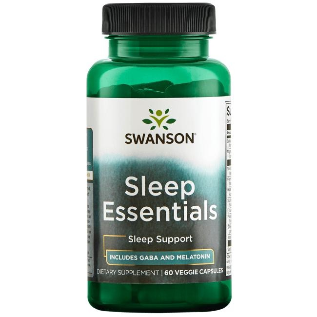 Swanson Sleep Essentials, 3 mg, 60 veggie capsules