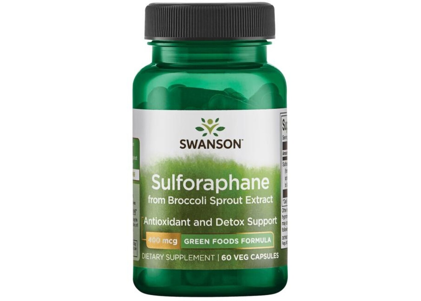 Swanson Sulforaphane from Broccoli, 400 mcg, 60 Veg Caps
