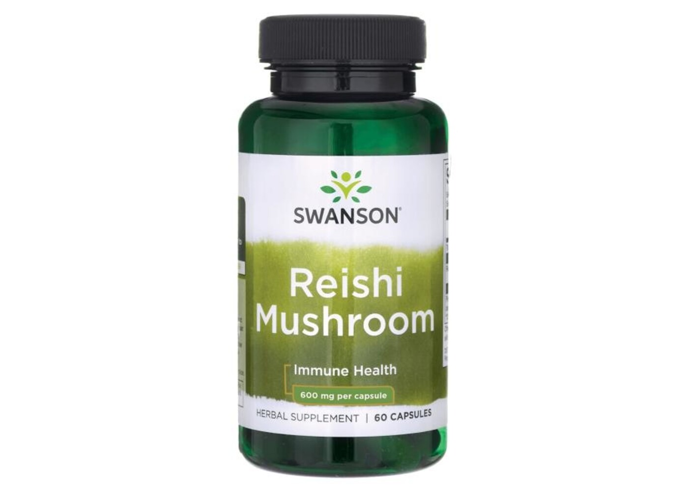 Swanson Reishi Mushroom, 600 mg, 60 Caps