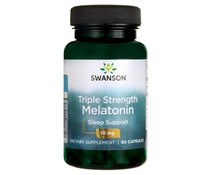 Swanson 3 PACK Melatonin 10 mg, 60 vege caps