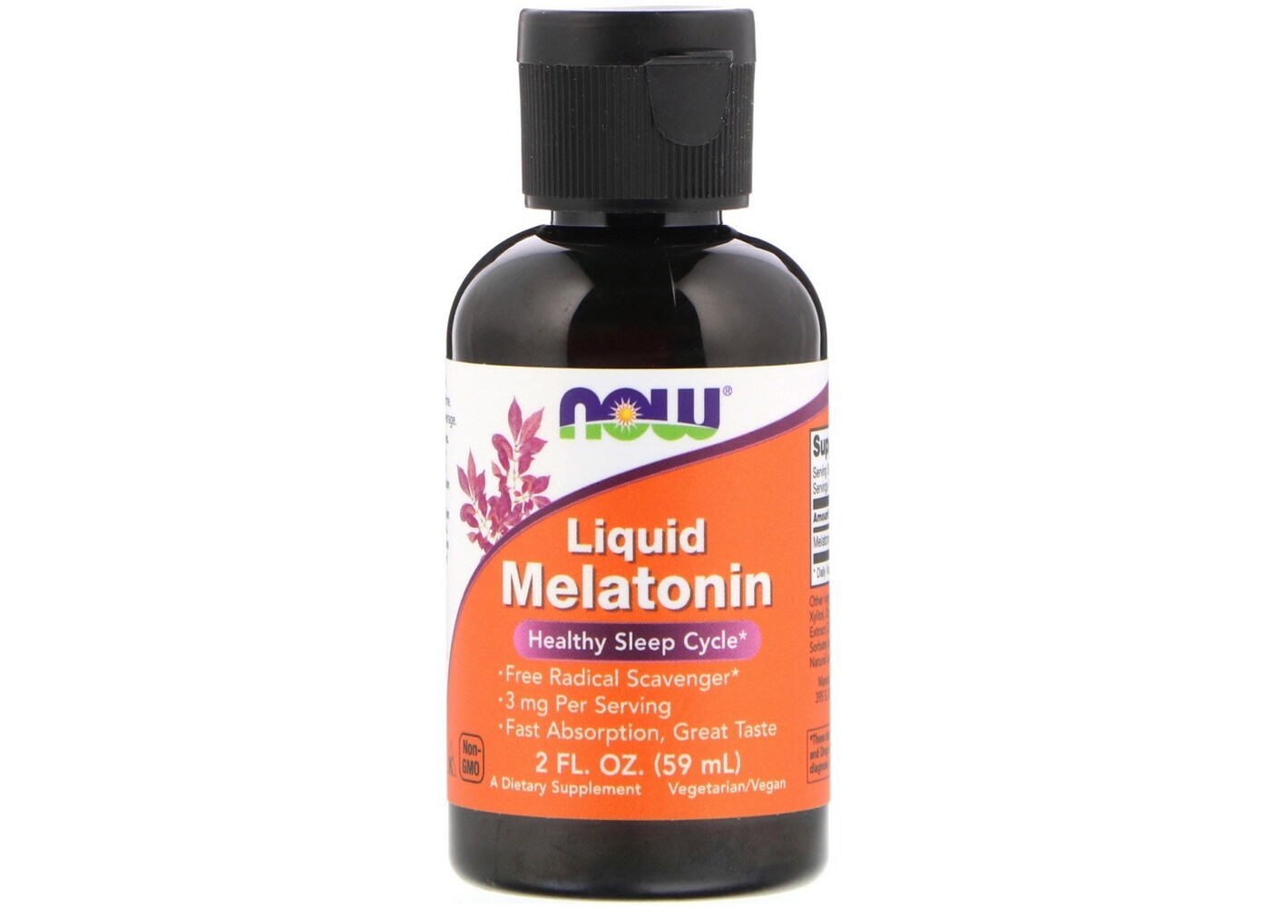 Now Foods Liquid Melatonin, (59 ml)