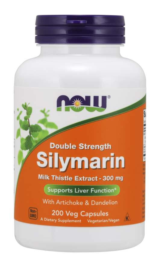 Now Foods Double Strength Silymarin, 300 mg, 200 Veg Capsules