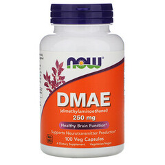 Now Foods DMAE, 250 mg, 100 Veg Capsules