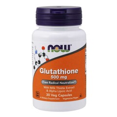 Now Foods Glutathione, 500 mg, 60 Veg Capsules