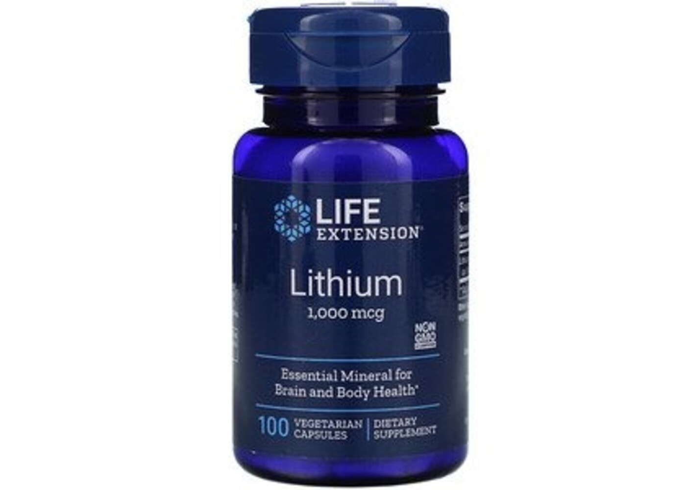 Life Extension Lithium, 1,000 mcg, 100 Vegetarian Capsules