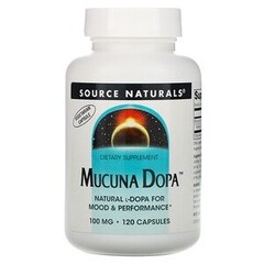 Source Naturals Mucuna Dopa, 100 mg, 120 Capsules