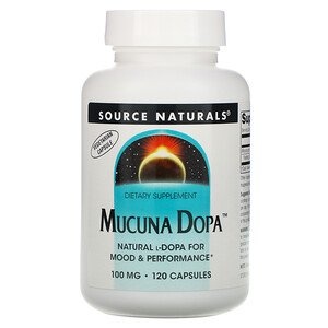 Source Naturals Mucuna Dopa, 100 mg, 120 Capsules