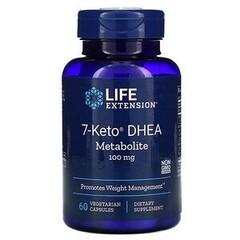 Life Extension 7-Keto DHEA, Metabolite, 100 mg