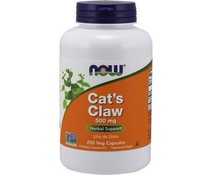 NOW CATS CLAW 500MG, 250 VEG CAPSULES